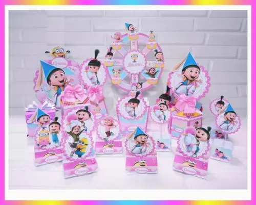 Arquivo de Corte - Festa Pronta - Minions/ Agnes