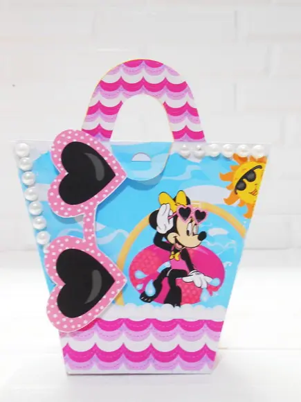 Arquivo de Corte - Festa Pronta - Minnie Pool Party