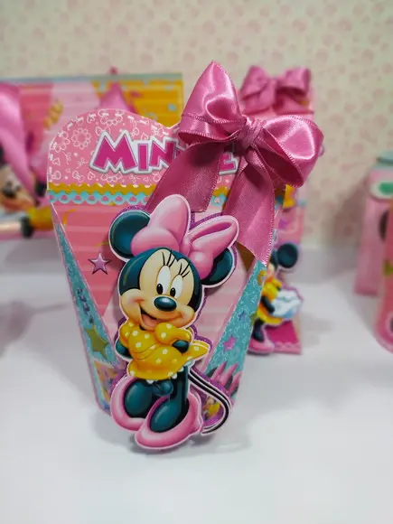 Arquivo de Corte - Festa Pronta - Minnie Rosa