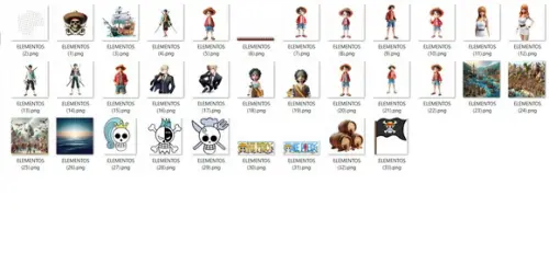 Arquivo de Corte - Festa Pronta - One Piece 02