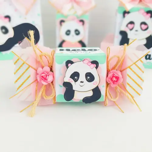 Arquivo de Corte - Festa Pronta - Panda Menina