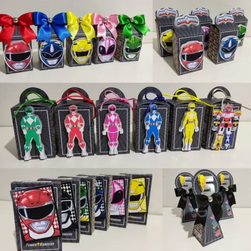 Arquivo de Corte - Festa Pronta - Power Rangers