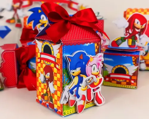 Arquivo de Corte - Festa Pronta - Sonic