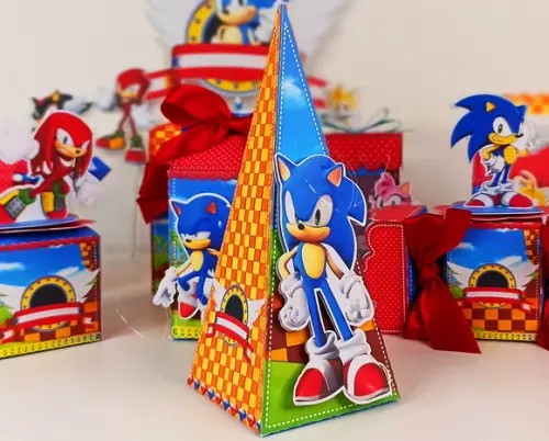 Arquivo de Corte - Festa Pronta - Sonic