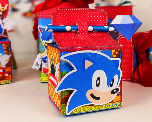 Arquivo de Corte - Festa Pronta - Sonic