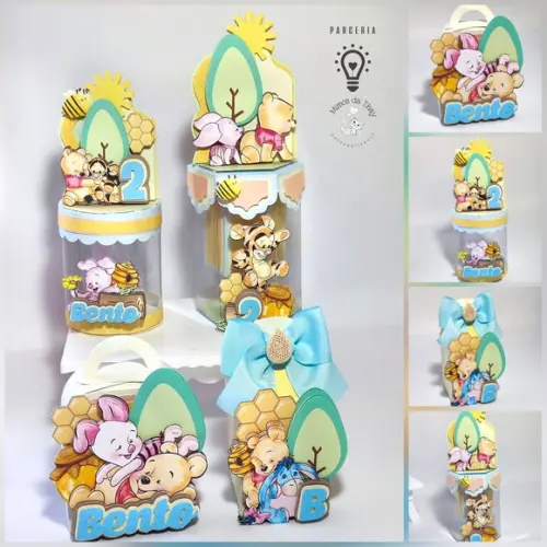 Arquivo de Corte - Festa Pronta - Ursinho Pooh