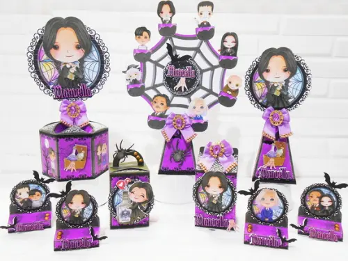 Arquivo de Corte - Festa Pronta - Wandinha