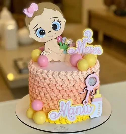 Arquivo de Corte - Topo de Bolo - Baby Mamadeira