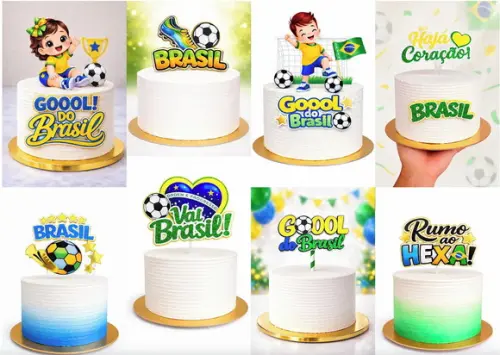 Arquivo de Corte - Topo de Bolo - Copa do Mundo 2026