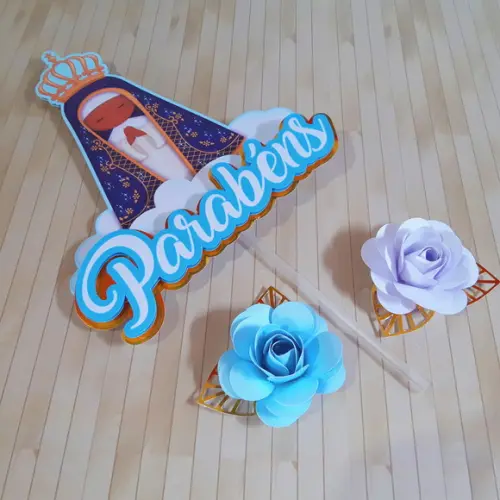 Arquivo de Corte - Topo de Bolo - Nossa Senhora 02