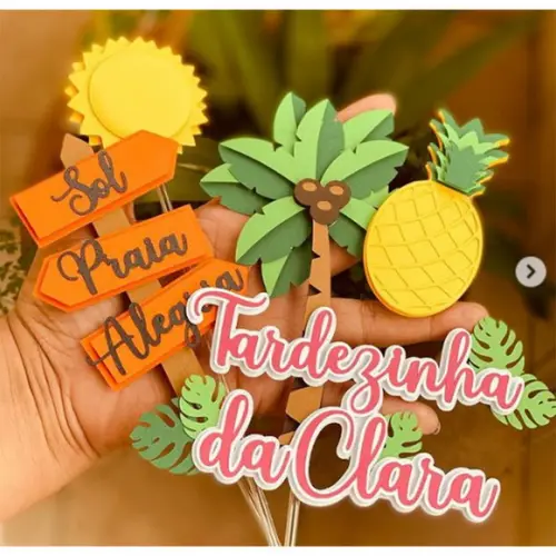 Arquivo de Corte - Topo de Bolo - Tardezinha (camadas)