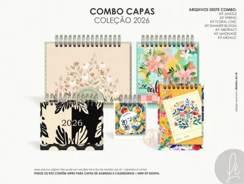 Arquivo Digital - 2026 - Combo Calendario de Mesa