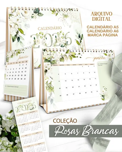Arquivo Digital - 2026 - Calendario Rosas Brancas
