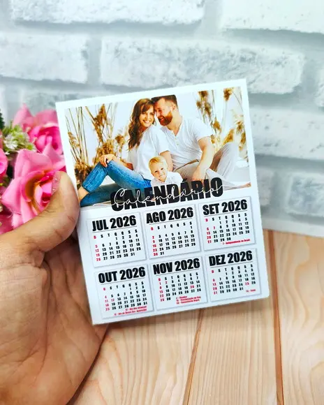 Arquivo Digital - 2026 - Combo Calendario para Fotos