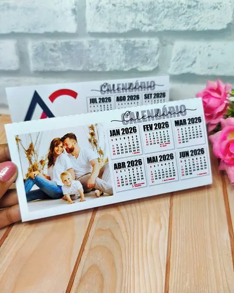 Arquivo Digital - 2026 - Combo Calendario para Fotos