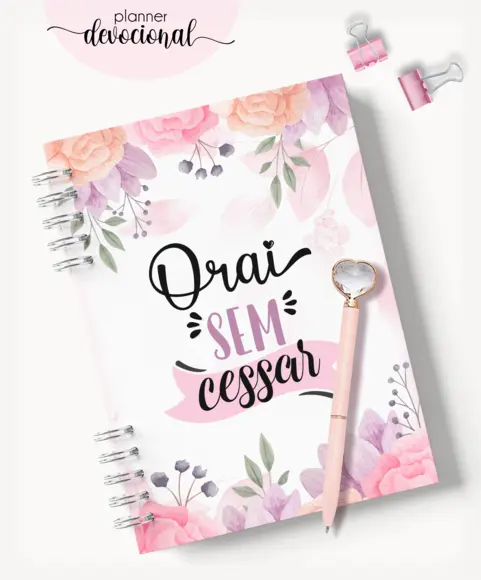 Arquivo Digital - Agenda/caderno Devocional Floral