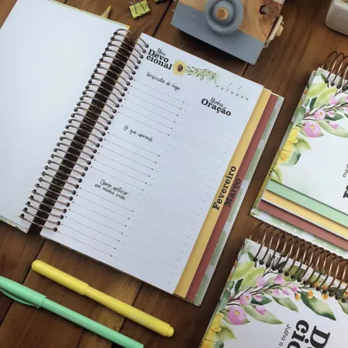 Arquivo Digital - Agenda/caderno Devocional Girassol