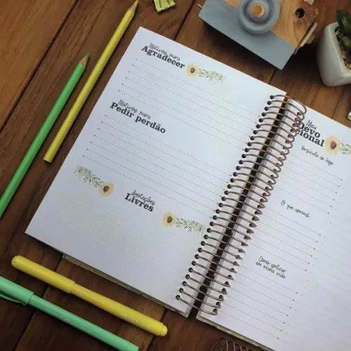 Arquivo Digital - Agenda/caderno Devocional Girassol