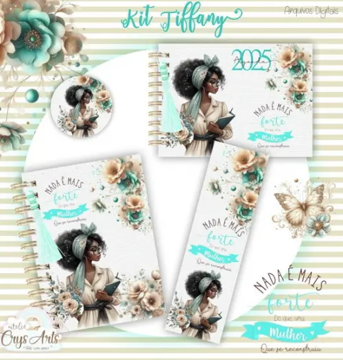 Arquivo Digital - Agendas 2025 -combo Feminino Tiffani