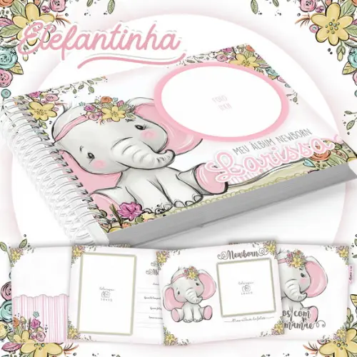 Arquivo Digital - Album Fotos - Elefantinha (newborn)
