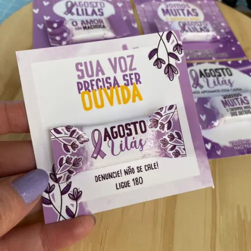 Arquivo Digital - Balas Personalizadas - Agosto Lilás 02