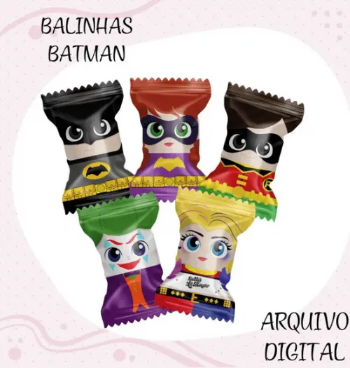 Arquivo Digital - Balas Personalizadas - Batman 02