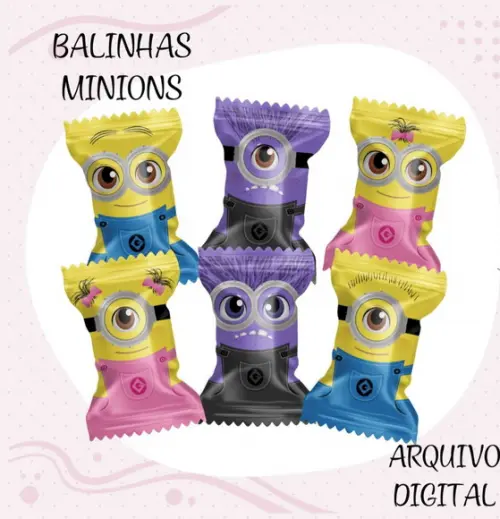 Arquivo Digital - Balas Personalizadas - Minions