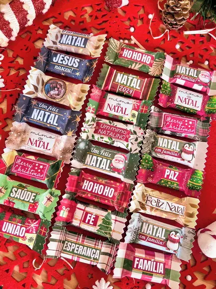 Arquivo Digital - Balas Personalizadas - Natal Classico