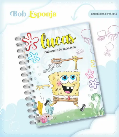 Arquivo Digital - Caderneta da Saúde - Bob Esponja