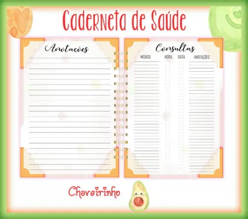 Arquivo Digital - Caderneta da Saude - Frutinhas