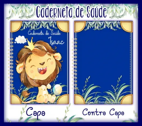Arquivo Digital - Caderneta da Saude - Leãozinho Azul