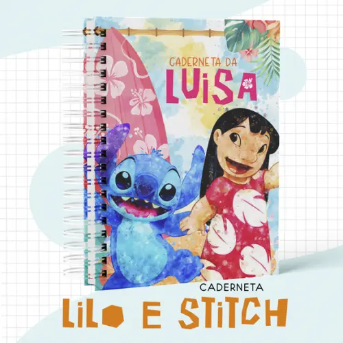 Arquivo Digital - Caderneta da Saúde - Lilo Stitch