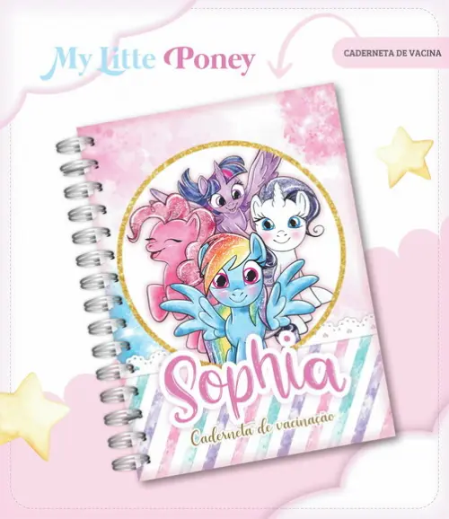 Arquivo Digital - Caderneta da Saúde - My Little Poney