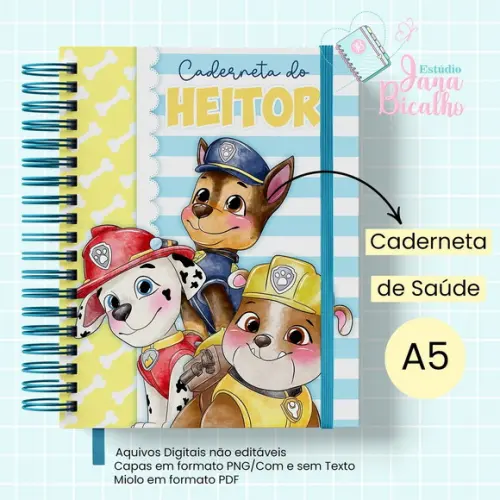Arquivo Digital - Caderneta da Saude - Patrulha Canina Candy