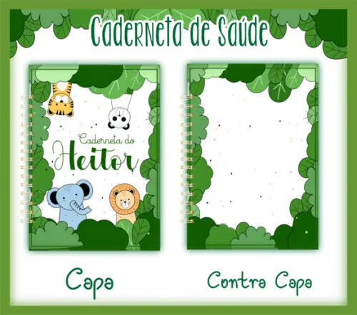 Arquivo Digital - Caderneta da Saude - Safari Minimalista