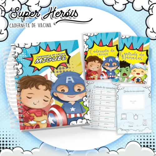 Arquivo Digital - Caderneta da Saude - Super Herois