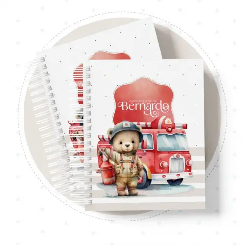 Arquivo Digital - Caderneta da Saúde - Urso Bombeiro T05