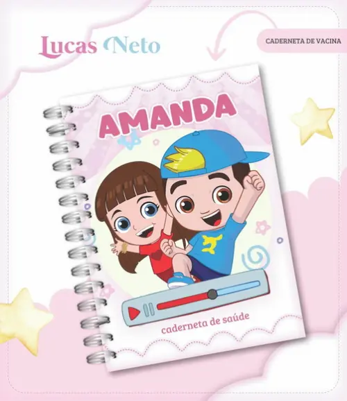 Arquivo Digital - Caderneta da Vacina - Lucas Neto Menina