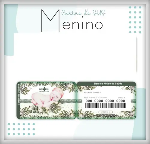 Arquivo Digital - Caderneta da Vacina - Newborn Menino