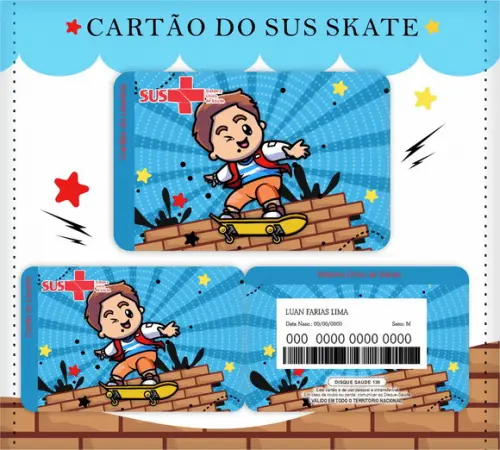 Arquivo Digital - Caderneta da Vacina - Skate