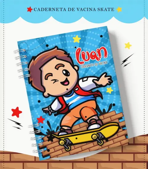 Arquivo Digital - Caderneta da Vacina - Skate