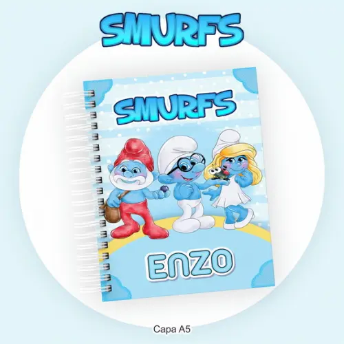 Arquivo Digital - Caderneta da Vacina - Smurfs