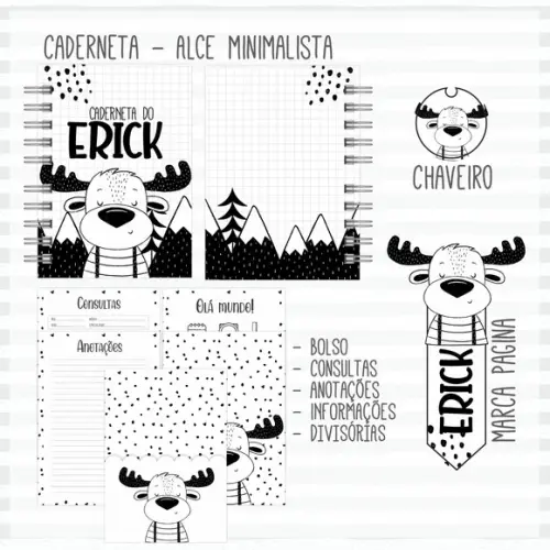 Arquivo Digital - Caderneta de Vacina - Alce Minimalista
