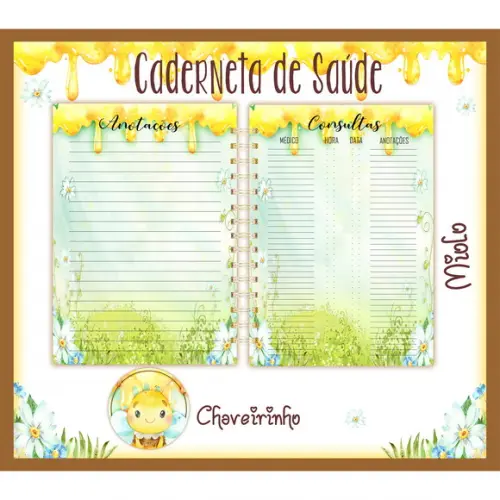 Arquivo Digital - Caderneta de Vacina - Abelhinha 02