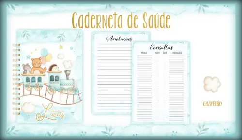 Arquivo Digital - Caderneta de Vacina - Animais Trenzinho 02