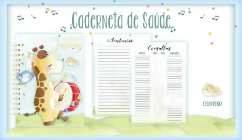 Arquivo Digital - Caderneta de Vacina - Animais Musicos 02