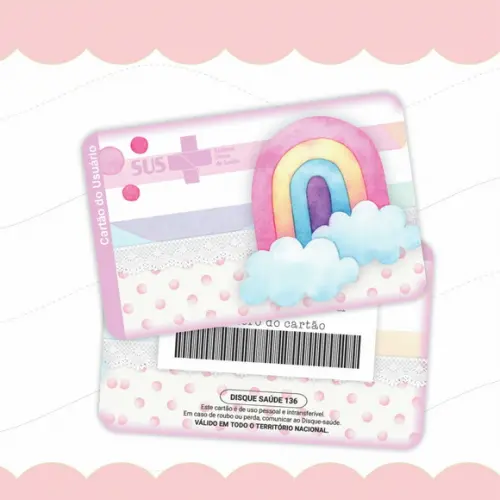Arquivo Digital - Caderneta de Vacina - Arco Iris Menina 02