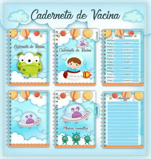 Arquivo Digital - Caderneta de Vacina - Astronauta 08