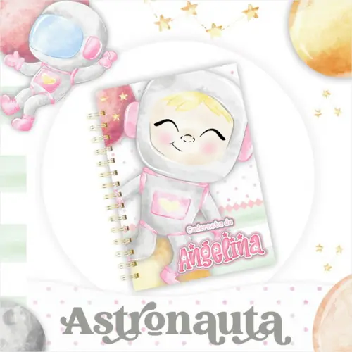 Arquivo Digital - Caderneta de Vacina - Astronauta Menina 02