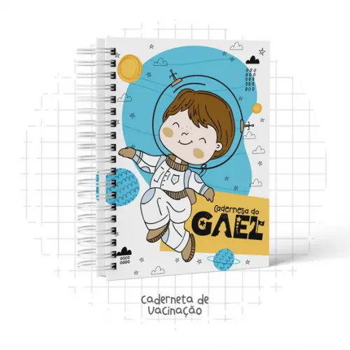 Arquivo Digital - Caderneta de Vacina - Astronauta Menino 02